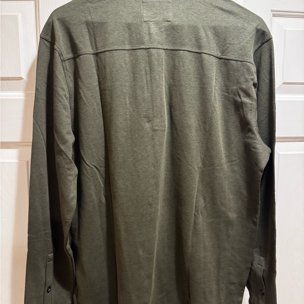 Express Men's Olive Green Shirt Large NWOT - Picture 2 of 2